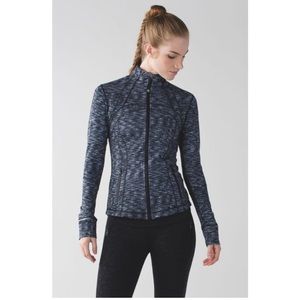 Lululemon Define Jacket size 4 gray and pink